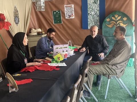 بازدید مسئولین ملی و استانی از موکب 
«میهمانان کوچک امام حسین (ع)» کانون پرورش فکری کودکان و نوجوانان استان آذربایجان غربی