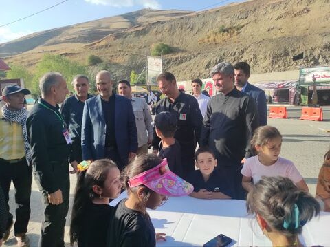 بازدید مسئولین ملی و استانی از موکب 
«میهمانان کوچک امام حسین (ع)» کانون پرورش فکری کودکان و نوجوانان استان آذربایجان غربی