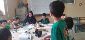 آموزش خط بنایی در کارگاه خوشنویسی کانون میامی