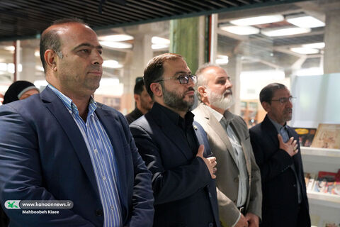 آیین گشایش تالار احمدرضا احمدی در کتابخانه مرجع کانون