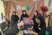 حضور سرپرست اداره کل کانون آذربایجان شرقی در موکب میهمانان کوچک امام حسین (ع)
