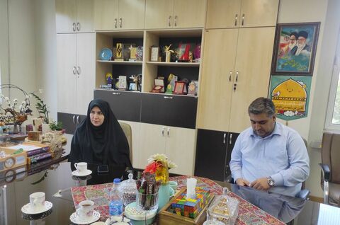حضور سرپرست کانون استان آذربایجان شرقی در موکب کانون پرورش فکری کودکان ونوجوانان «میهمانان کوچک امام حسین» در پایانه  مرزی تمرچین