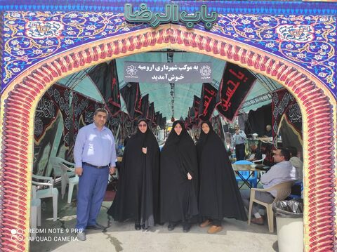 حضور سرپرست کانون استان آذربایجان شرقی در موکب کانون پرورش فکری کودکان ونوجوانان «میهمانان کوچک امام حسین» در پایانه  مرزی تمرچین