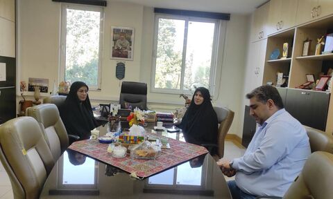 حضور سرپرست کانون استان آذربایجان شرقی در موکب کانون پرورش فکری کودکان ونوجوانان «میهمانان کوچک امام حسین» در پایانه  مرزی تمرچین
