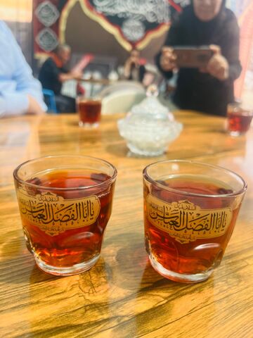 حضور سرپرست کانون استان آذربایجان شرقی در موکب کانون پرورش فکری کودکان ونوجوانان «میهمانان کوچک امام حسین» در پایانه  مرزی تمرچین