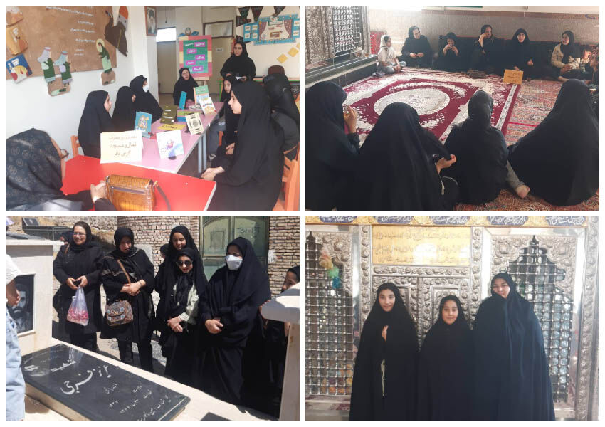 امامزاده سیدعمادالدین(ع) میزبان محفل معنوی مادران و دختران عضو کانون رضی شد