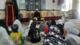 بازدید اعضای مرکز شماره ۱۰ در مسجد جلیلی کرمانشاه