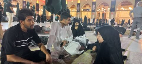 حضور سفیران کانون فارس در مسیر پیاده‌روی اربعین و کربلای معلی