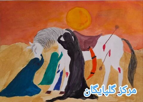 نمایشگاه آثار همایش هنرهای تجسمی " بیرق غریب" به مناسبت اربعین حسینی/ بخش اول
