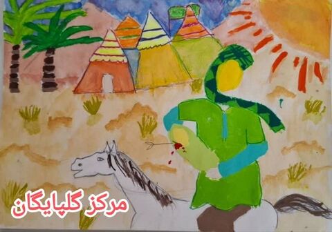 نمایشگاه آثار همایش هنرهای تجسمی " بیرق غریب" به مناسبت اربعین حسینی/ بخش اول
