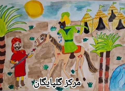 نمایشگاه آثار همایش هنرهای تجسمی " بیرق غریب" به مناسبت اربعین حسینی/ بخش اول