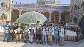 بازدید اعضای کودک کانون کنگاور از مسجد جامع این شهرستان