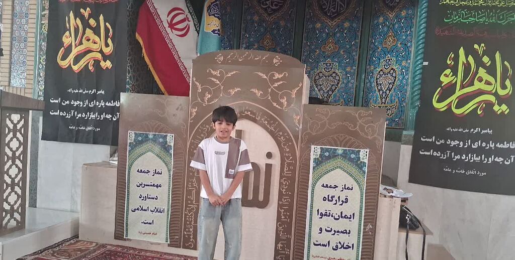 بازدید اعضای کودک کانون کنگاور از مسجد جامع این شهرستان