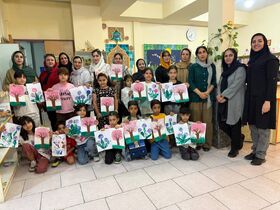 خلاقیت کودکان و مشارکت خانواده‌ها در دومین ورکشاپ کانون مرکز شماره‌شش شیراز