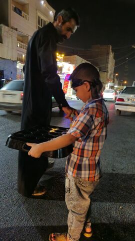 برپایی موکب فرهنگی کانون پرورش فکری آبادان به مناسبت شهادت امام رضا (ع)