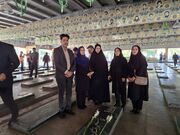 ادای احترام مسئولان کانون کرمانشاه به مقام شامخ شهدا