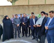 کلنگ احداث مرکزفرهنگی هنری ایوان به زمین زده شد