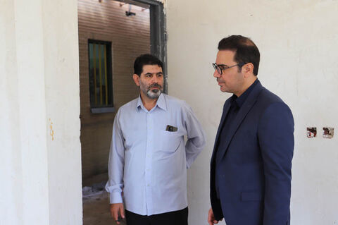 بازدید رئیس اداره نظارت بر طرح‌های عمرانی کانون از پردیس فرهنگی‌هنری اردبیل