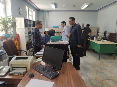 بازدید رئیس اداره نظارت بر طرح‌های عمرانی کانون از پردیس فرهنگی‌هنری اردبیل