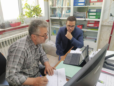 بازدید رئیس اداره نظارت بر طرح‌های عمرانی کانون از پردیس فرهنگی‌هنری اردبیل