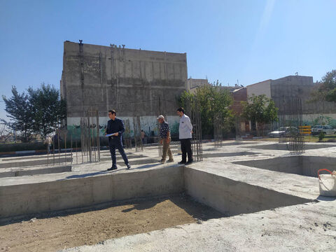 بازدید رئیس اداره نظارت بر طرح‌های عمرانی کانون از پردیس فرهنگی‌هنری اردبیل
