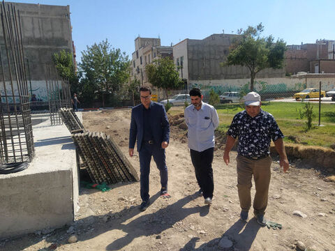 بازدید رئیس اداره نظارت بر طرح‌های عمرانی کانون از پردیس فرهنگی‌هنری اردبیل