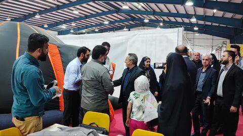 غرفه کودک و نوجوان کانون پرورش فکری در نمایشگاه دستاوردهای دولت در استان خوزستان