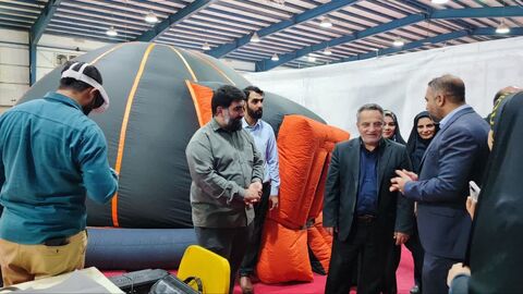 غرفه کودک و نوجوان کانون پرورش فکری در نمایشگاه دستاوردهای دولت در استان خوزستان