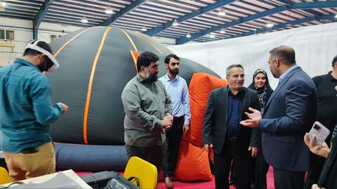 غرفه کودک و نوجوان کانون پرورش فکری در نمایشگاه دستاوردهای دولت در استان خوزستان