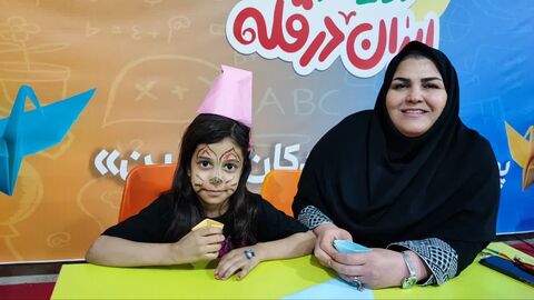غرفه کودک و نوجوان کانون پرورش فکری در نمایشگاه دستاوردهای دولت در استان خوزستان