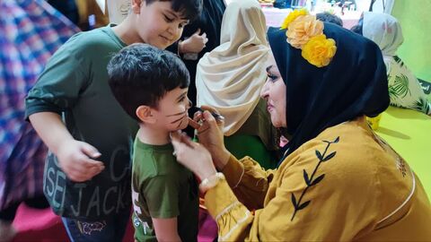 غرفه کودک و نوجوان کانون پرورش فکری در نمایشگاه دستاوردهای دولت در استان خوزستان