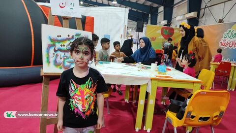غرفه کودک و نوجوان کانون پرورش فکری در نمایشگاه دستاوردهای دولت در استان خوزستان