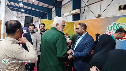 غرفه کودک و نوجوان کانون پرورش فکری در نمایشگاه دستاوردهای دولت در استان خوزستان