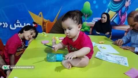 غرفه کودک و نوجوان کانون پرورش فکری در نمایشگاه دستاوردهای دولت در استان خوزستان
