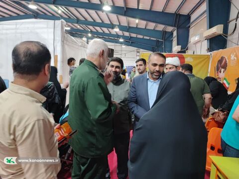 غرفه کودک و نوجوان کانون پرورش فکری در نمایشگاه دستاوردهای دولت در استان خوزستان