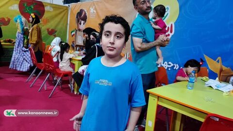 غرفه کودک و نوجوان کانون پرورش فکری در نمایشگاه دستاوردهای دولت در استان خوزستان