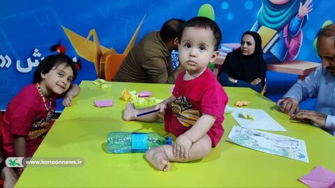 غرفه کودک و نوجوان کانون پرورش فکری در نمایشگاه دستاوردهای دولت در استان خوزستان