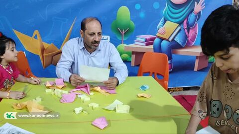 غرفه کودک و نوجوان کانون پرورش فکری در نمایشگاه دستاوردهای دولت در استان خوزستان