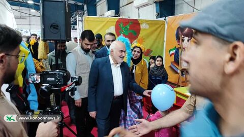 غرفه کودک و نوجوان کانون پرورش فکری در نمایشگاه دستاوردهای دولت در استان خوزستان