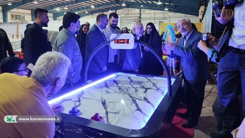 غرفه کودک و نوجوان کانون پرورش فکری در نمایشگاه دستاوردهای دولت در استان خوزستان