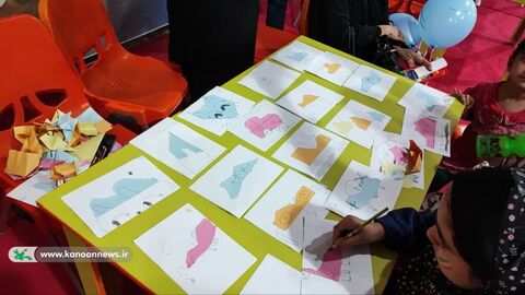 غرفه کودک و نوجوان کانون پرورش فکری در نمایشگاه دستاوردهای دولت در استان خوزستان