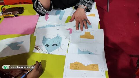 غرفه کودک و نوجوان کانون پرورش فکری در نمایشگاه دستاوردهای دولت در استان خوزستان