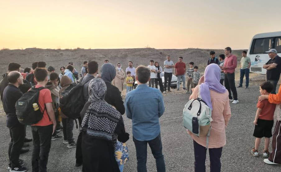 اجرام آسمانی در اردوی علمی کانون استان اردبیل رصد شد