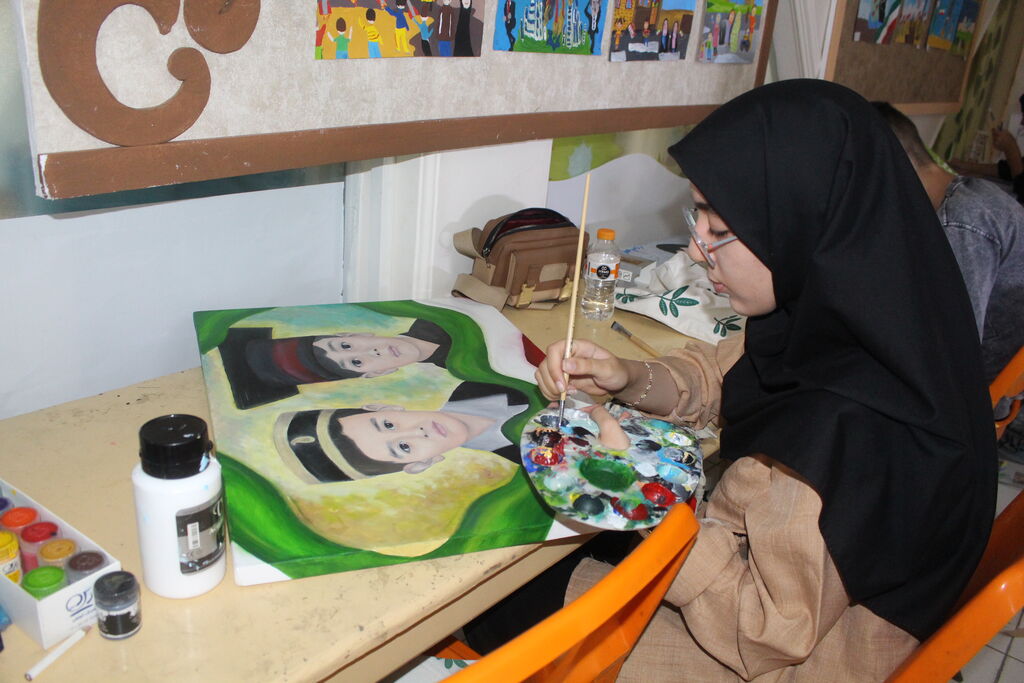 1 همایش ویژه نقاشی کودکان شهید« علیسان و طاها» در تبریز