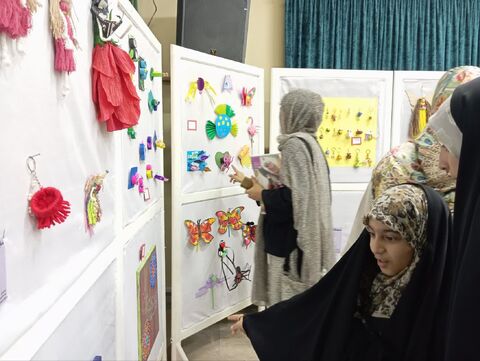 گزارش تصویری/نمایشگاه دستاوردهای تابستانه کانون پرورش فکری کودکان و نوجوانان هرمزگان  " ماهی پرنده"