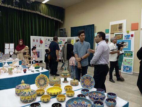 گزارش تصویری/نمایشگاه دستاوردهای تابستانه کانون پرورش فکری کودکان و نوجوانان هرمزگان  " ماهی پرنده"
