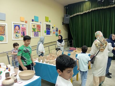 گزارش تصویری/نمایشگاه دستاوردهای تابستانه کانون پرورش فکری کودکان و نوجوانان هرمزگان  " ماهی پرنده"