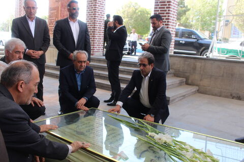 مراسم غبار رویی از گلزار شهدا