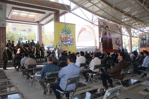 مراسم غبار رویی از گلزار شهدا