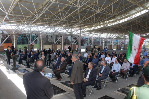 مراسم غبار رویی از گلزار شهدا